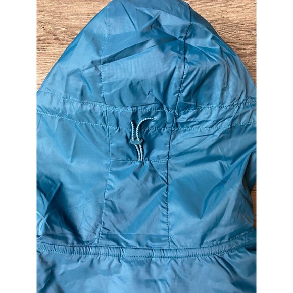 GYMSHARK Men's Speed Windbreaker Full Zip Workout Jacket Lightweight Teal L - Picture 8 of 12